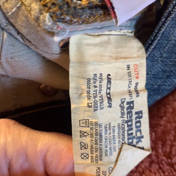 Rock & Republic Denim Jean Skirt SZ 28 - Picture 10 of 11